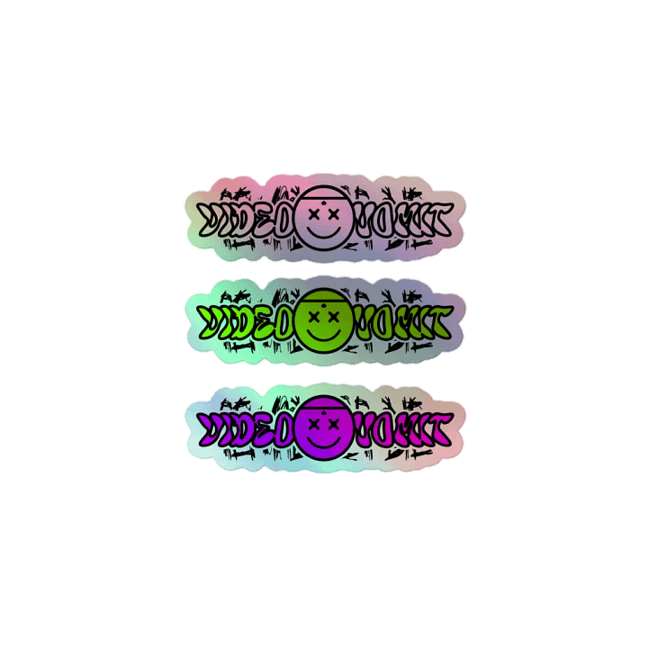 videovomit Graffiti Holo-Sticker set product image (1)
