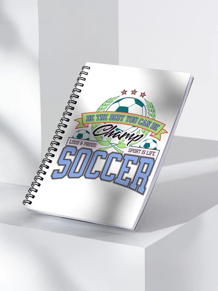 Champ Soccer Spiral Notebook product image (2)