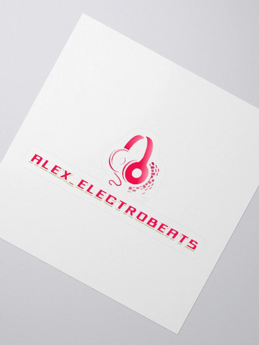 Electrify Your Space with ALEX_ELECTROBEATS Logo Stickers product image (2)