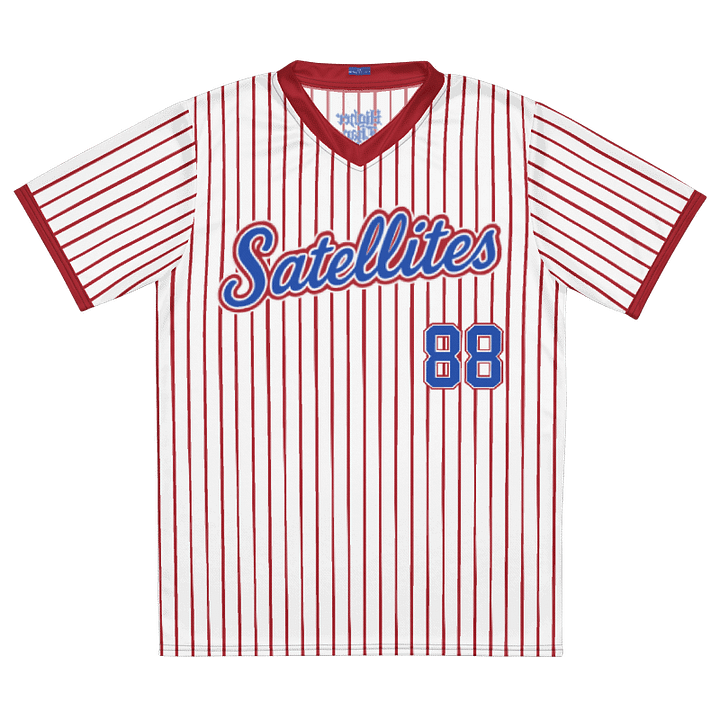 Satellites Pinstripe Baseball Jersey product image (1)