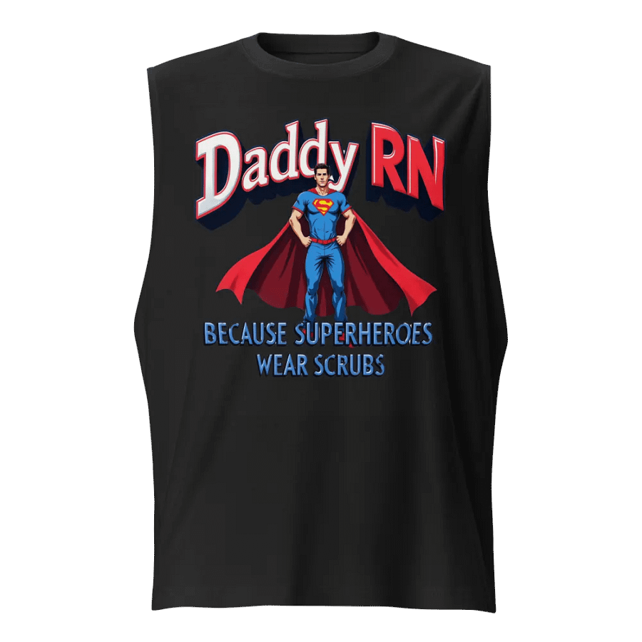 Daddy RN Superhero Muscle Tank product image (1)