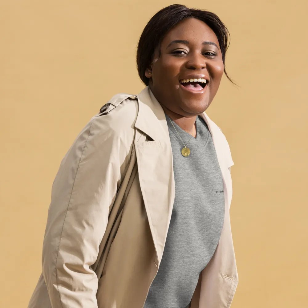 Ethereum is good crewneck (grey) product image (9)