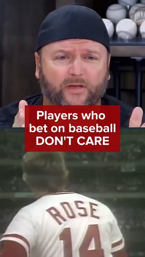 Players who bet on baseball are educated, they just don’t care. 😤