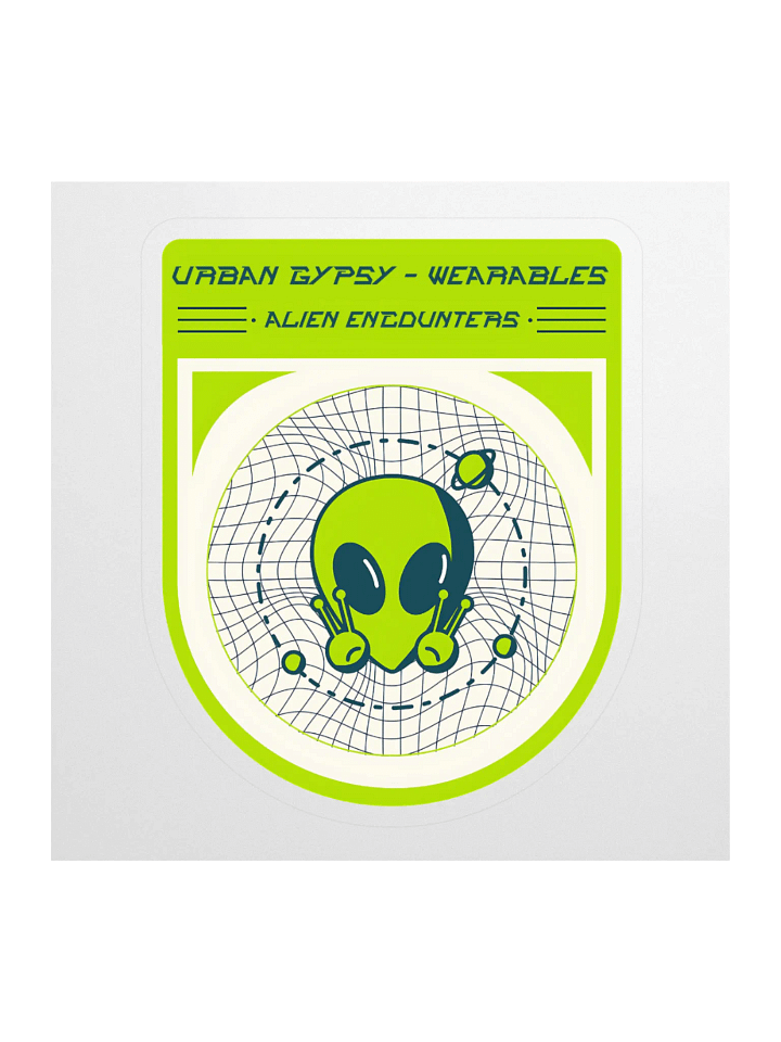 Alien Encounters Kiss Cut Stickers product image (1)