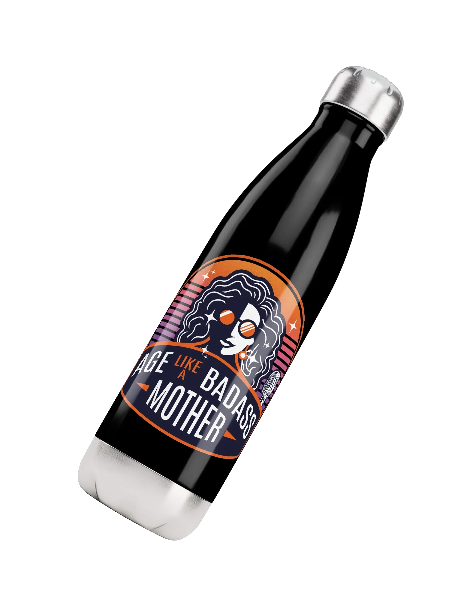 Age Like a Badass Mother Water bottle product image (4)