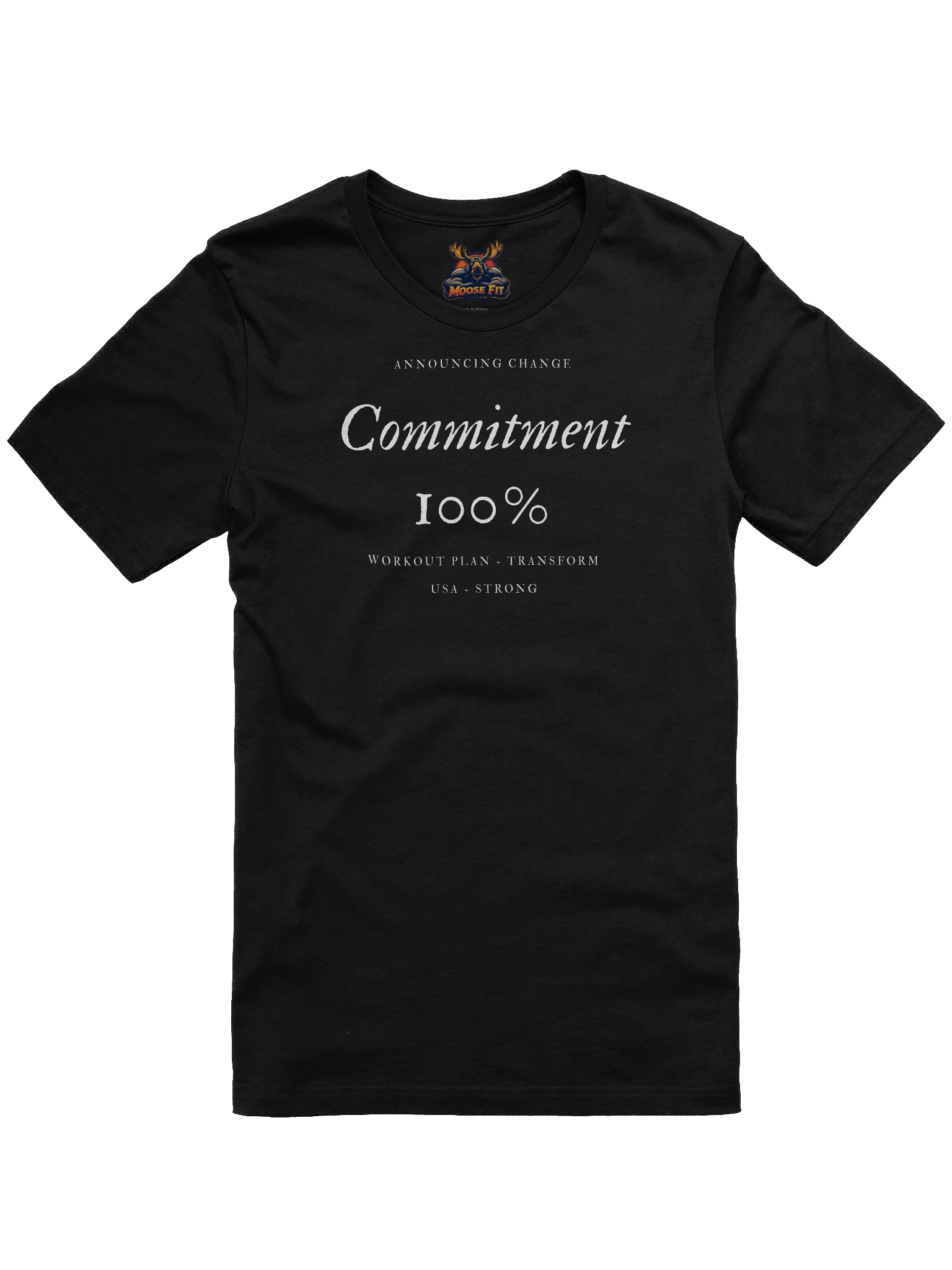 Bella+Canvas - 100% Commitment Motivational Tee product image (5)