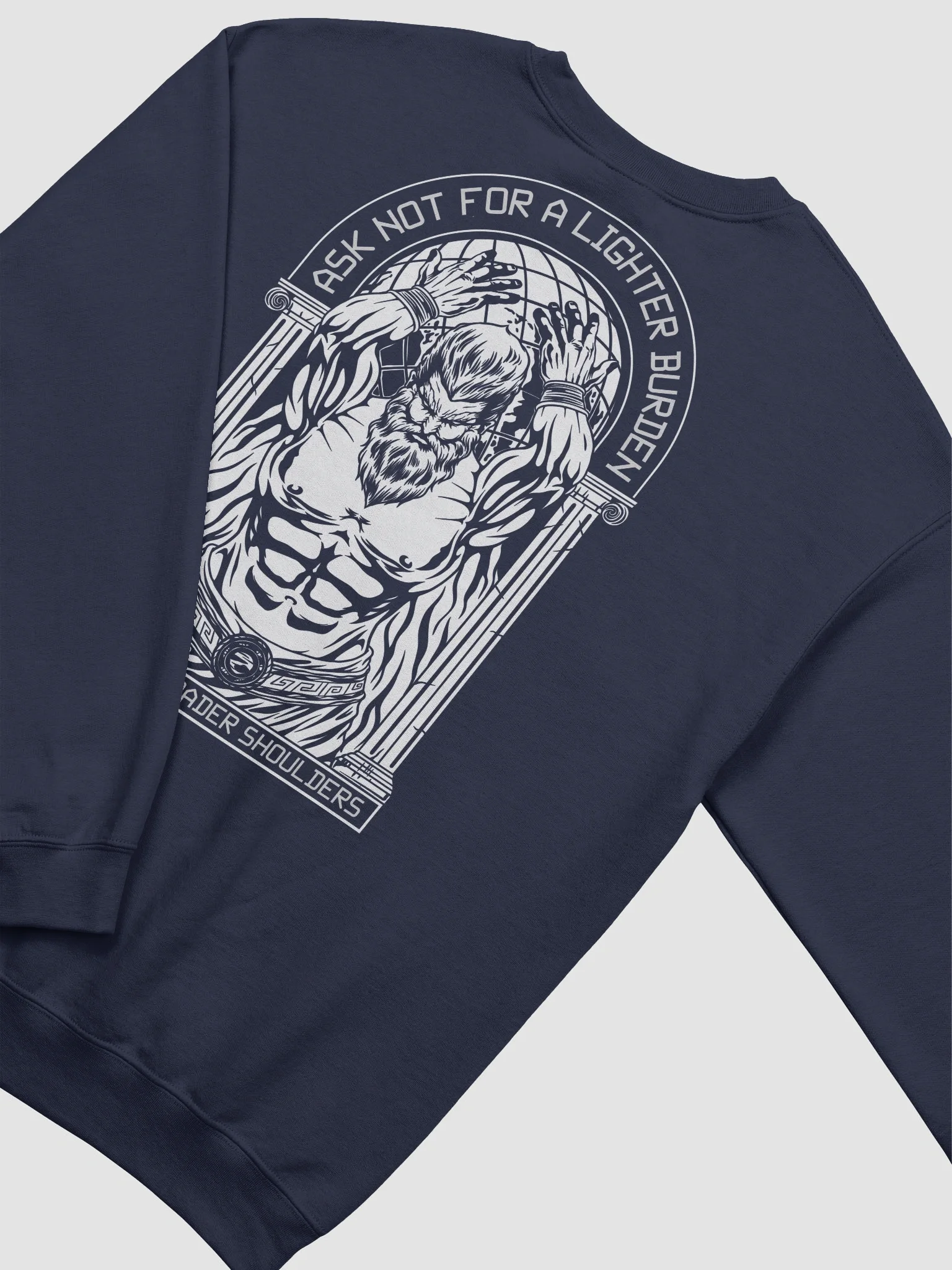 Atlas Gym Gear WHITE - Sweatshirt product image (4)