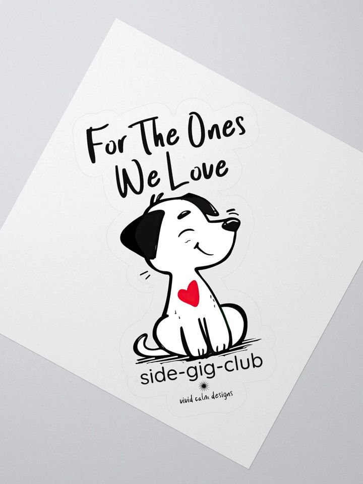 For the Ones We Love: Hustler's Puppy Edition Kiss Cut Stickers product image (2)