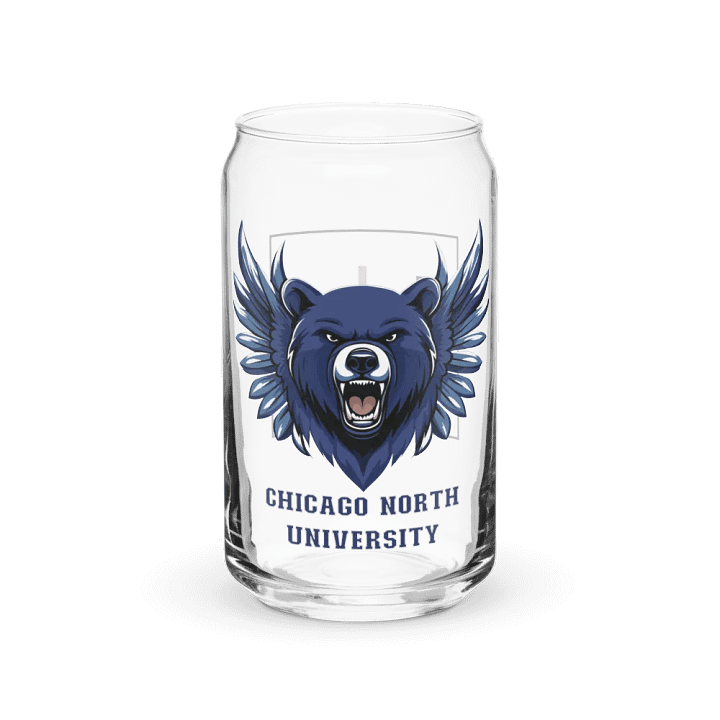 Chicago North Bearhawk Can-Shaped Glass product image (1)