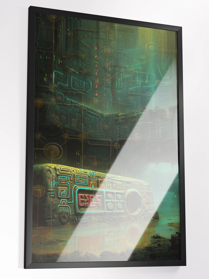 Mayan Machine – Cyber Relic Wall Art Poster product image (2)
