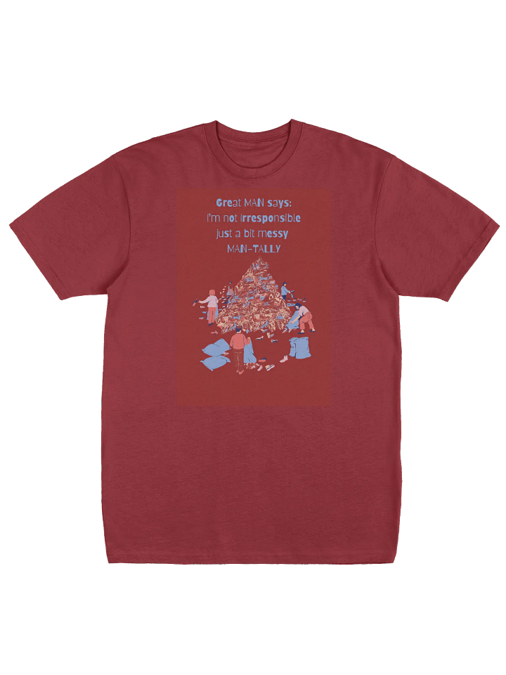 Mantall Maroon T-shirt product image (1)