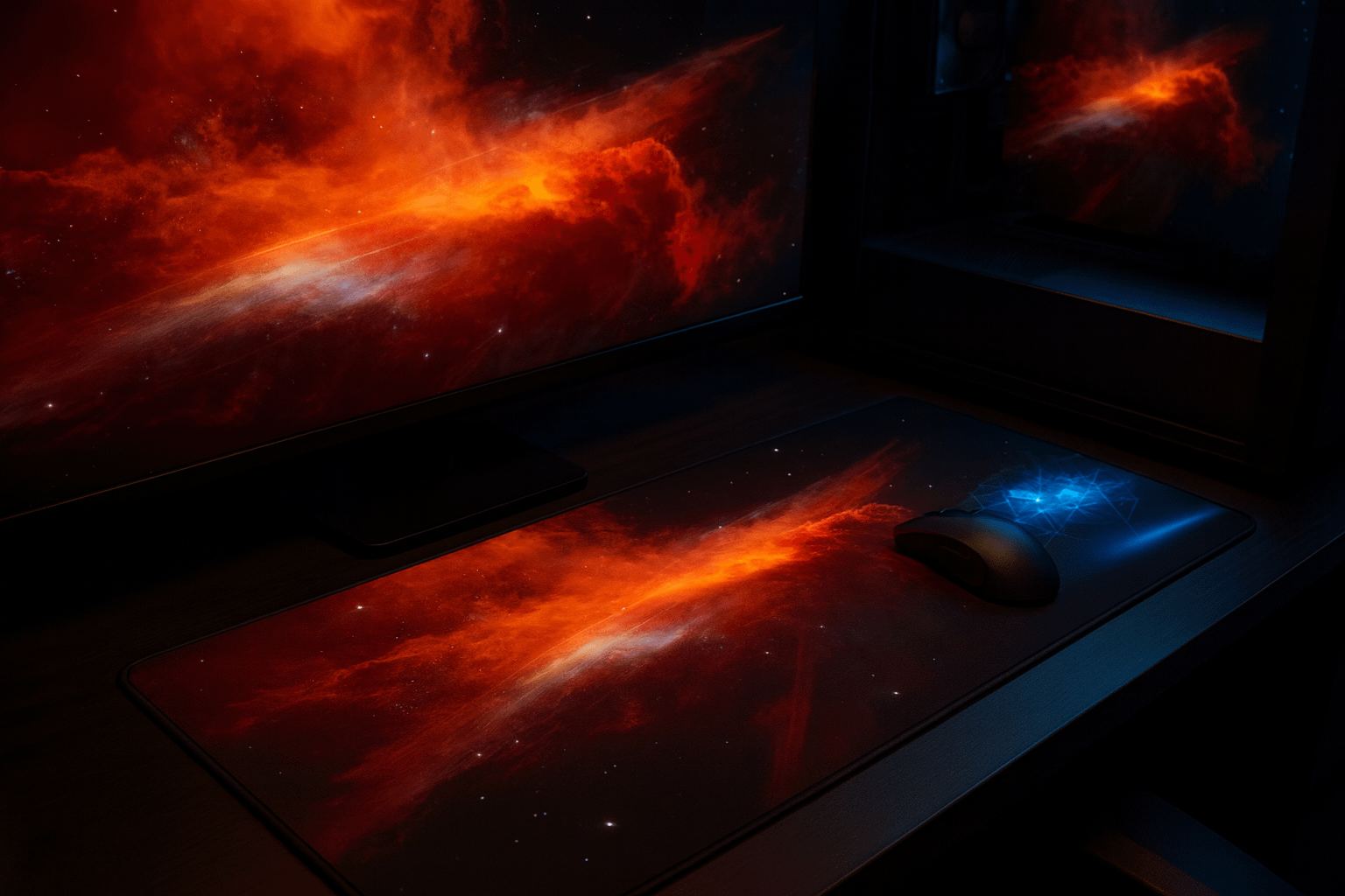 Inferno - Mouse Pad Large - 12” x 22” product image (2)