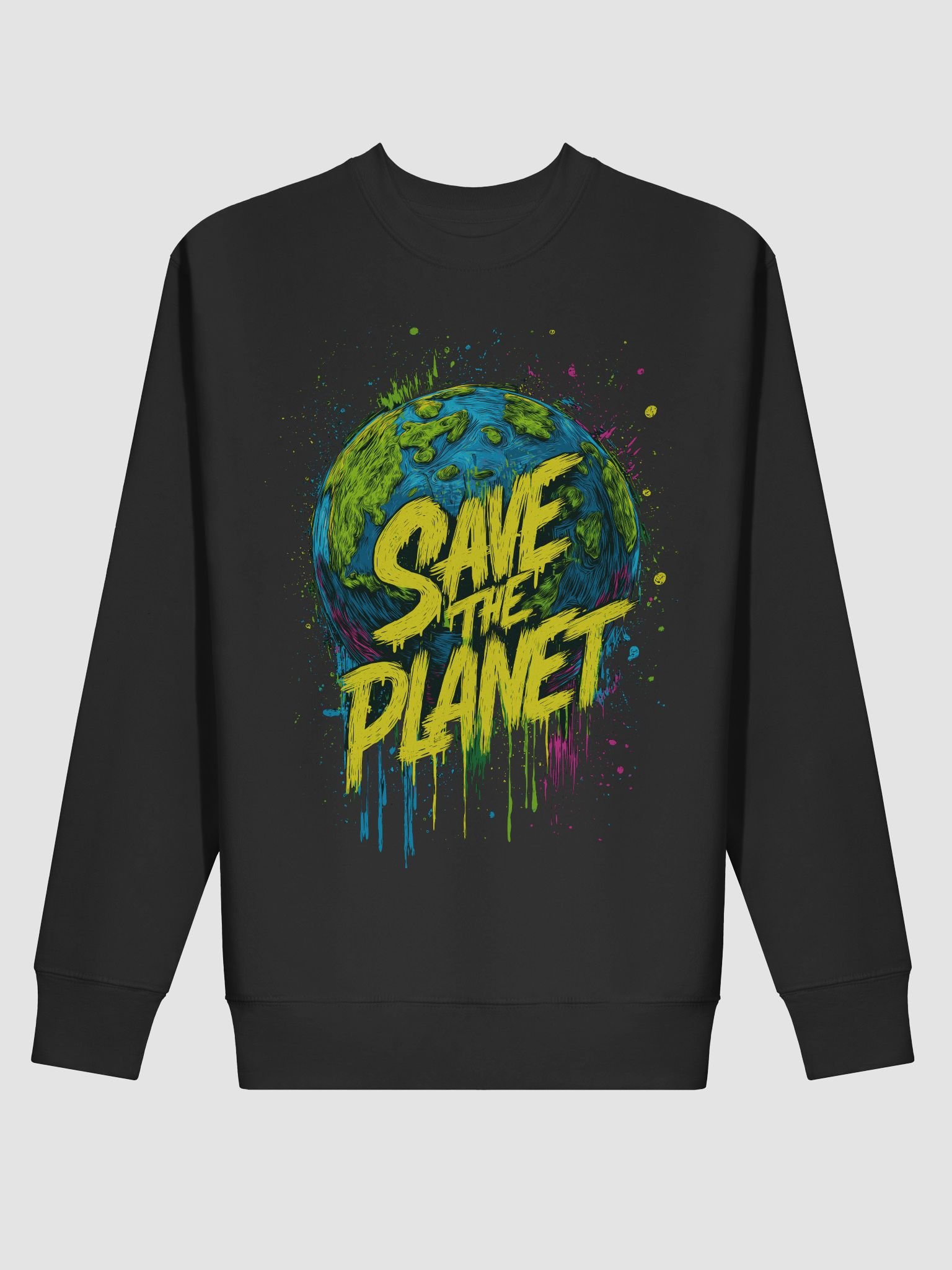 Save The Planet – Eco Street Art Sweatshirt product image (7)