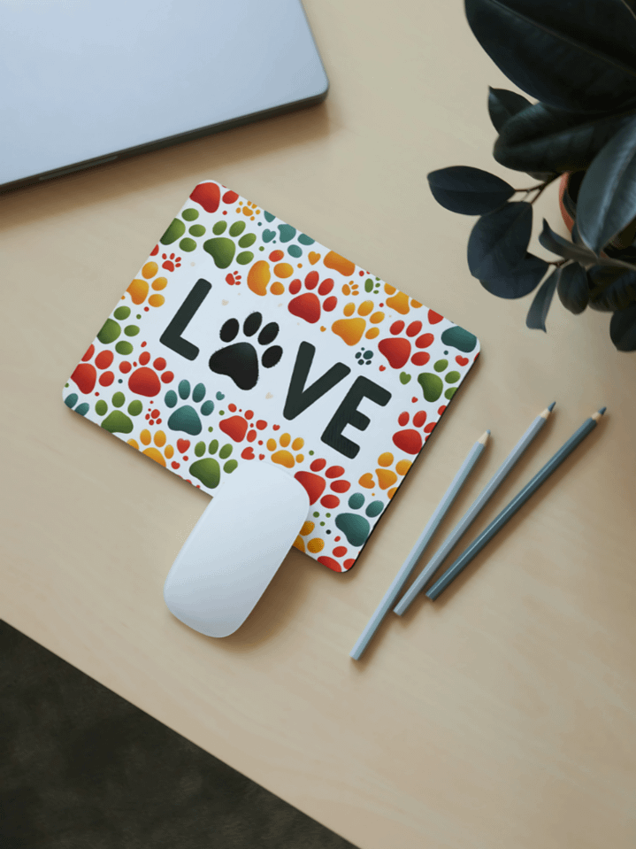 Dog Lover Mouse Pad Sublimation Design – Ideal for Dog Fans – Digital Download PNG – High-Quality 300 DPI for Mouse Pads product image (1)