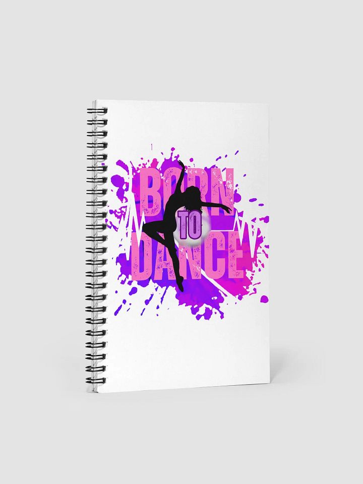 Born to Dance Her Silhouette Spiral Notebook product image (1)