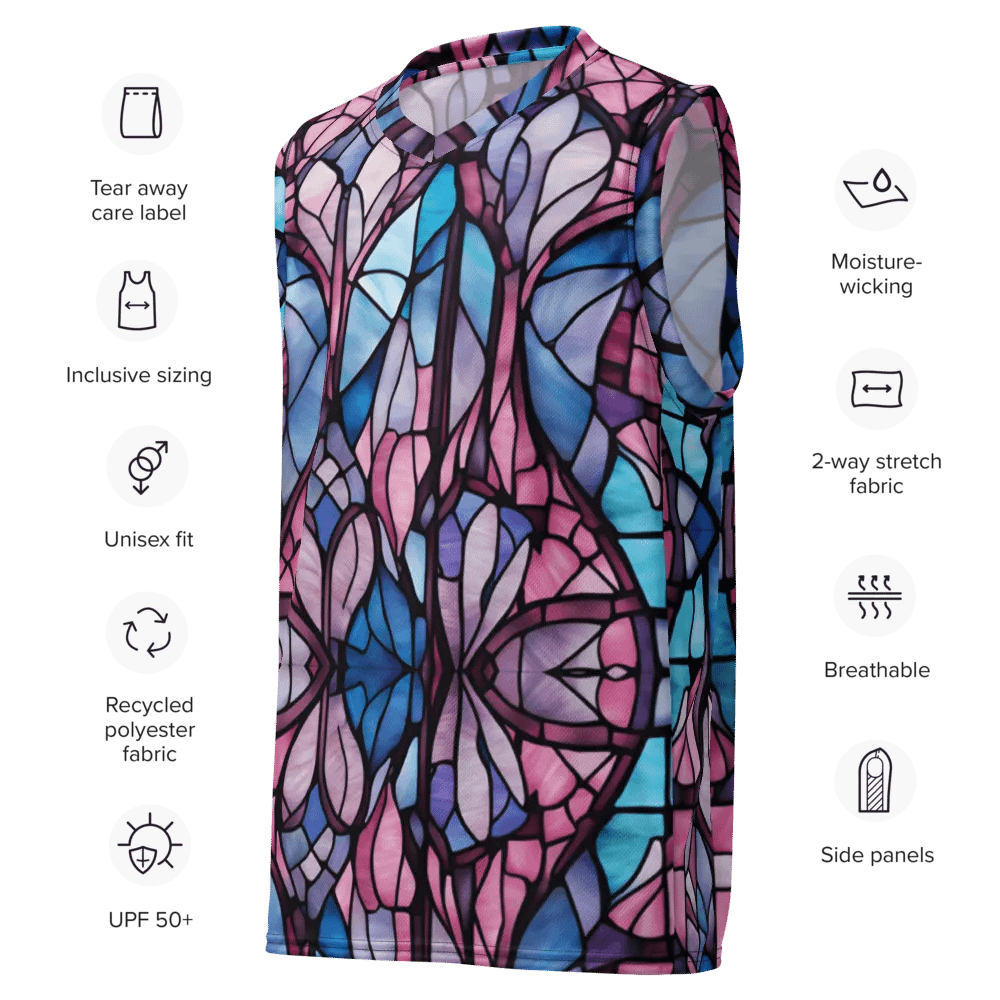 Symphony of Colors Basketball Jersey product image (7)