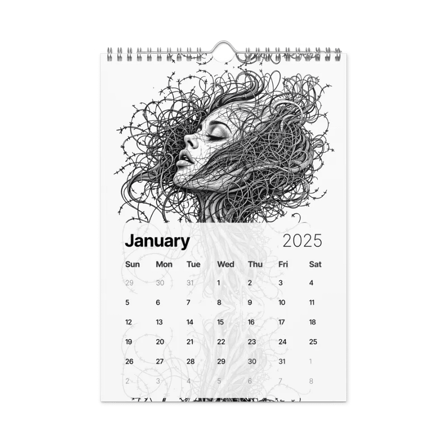 Where Shadows Whisper' | 2025 Calendar product image (3)
