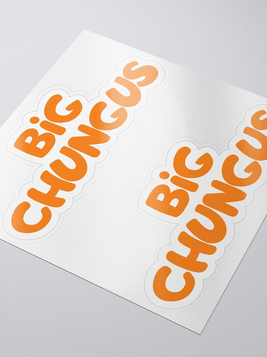 2 Big Chungus bubble free stickers product image (3)
