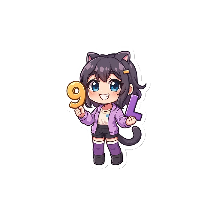 9LS4 TheKaitlynPlayz Die-Cut Magnets product image (2)