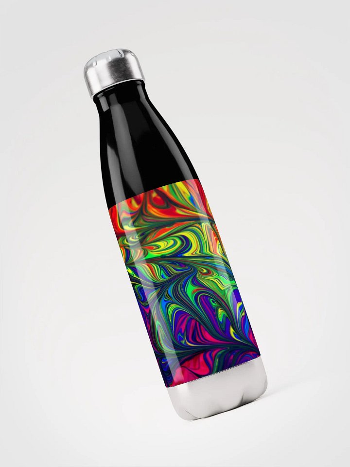 Marbled Stainless Steel Water Bottle - Insulated, Durable & Stylish Hydration product image (1)