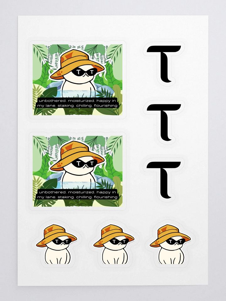 UNBOTHERED STICKERS product image (1)