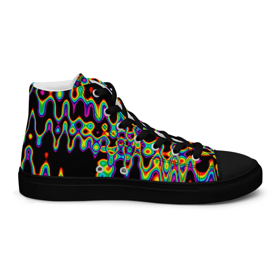 rainbows melt High Top canvas shoes (womens) product image (10)