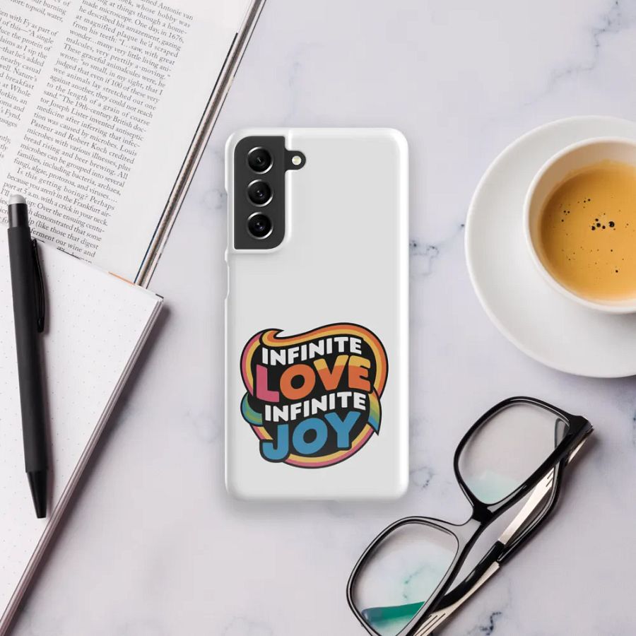 Infinite Love Infinite Joy Snap Case for Samsung (White) product image (11)