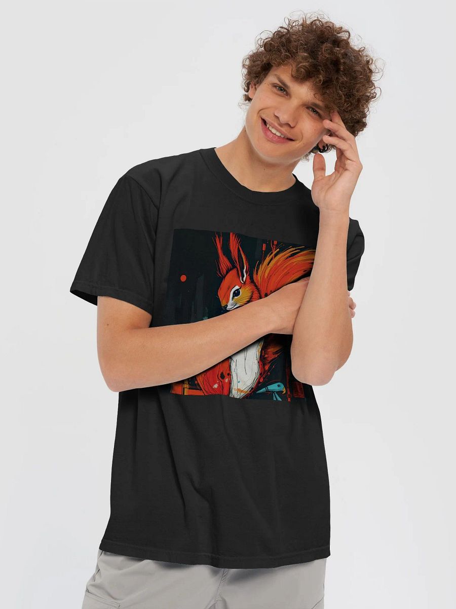 red squirrel, Vintage Comfort: Garment-Dyed Cotton Tee product image (5)