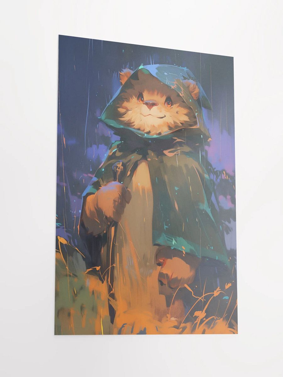 Bear in the Rain Enhanced Poster product image (2)