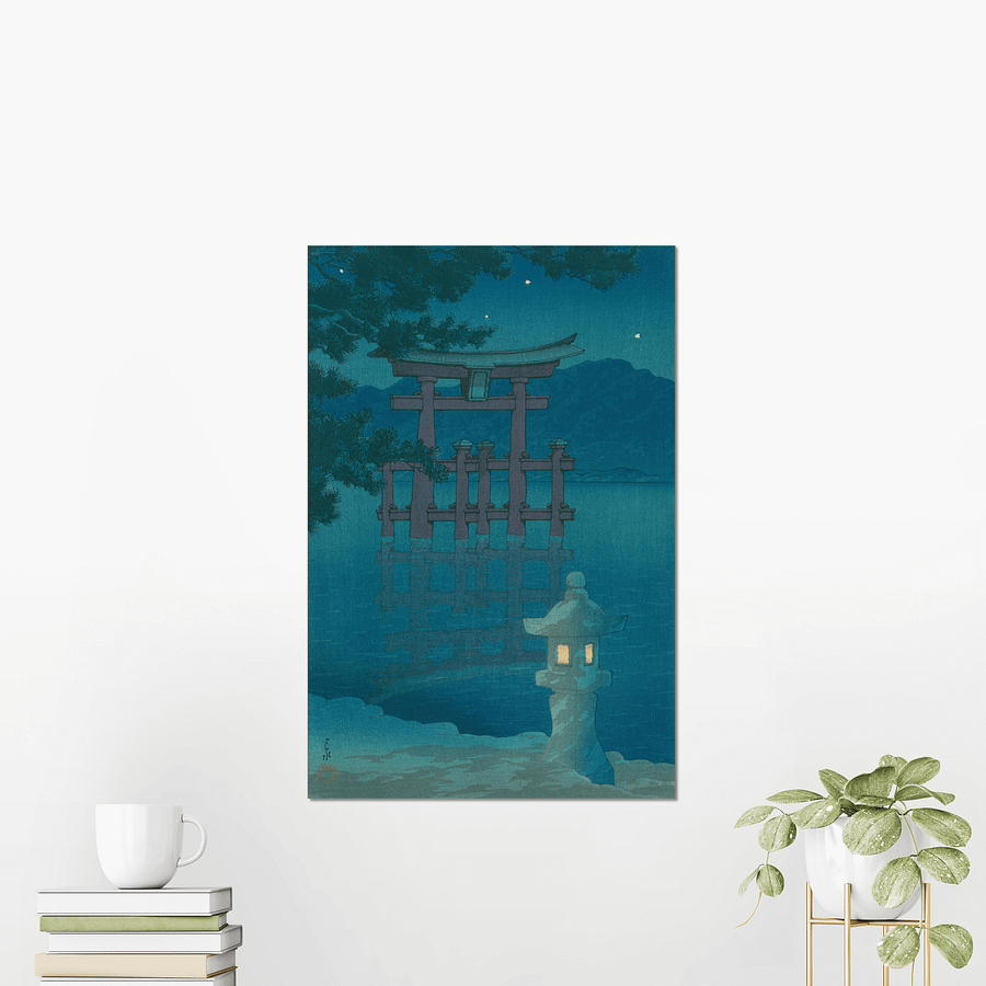 Starlit Night, Miyajima Shrine - Kawase Hasui product image (2)