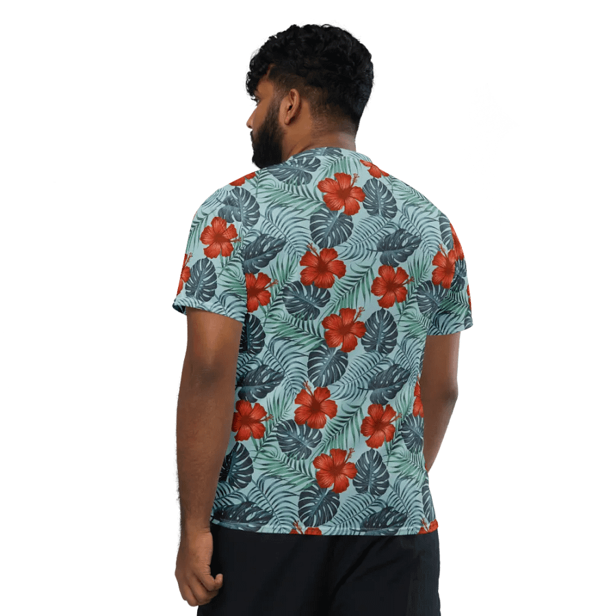 Palm Paradise | Recycled Unisex Sports Jersey product image (4)