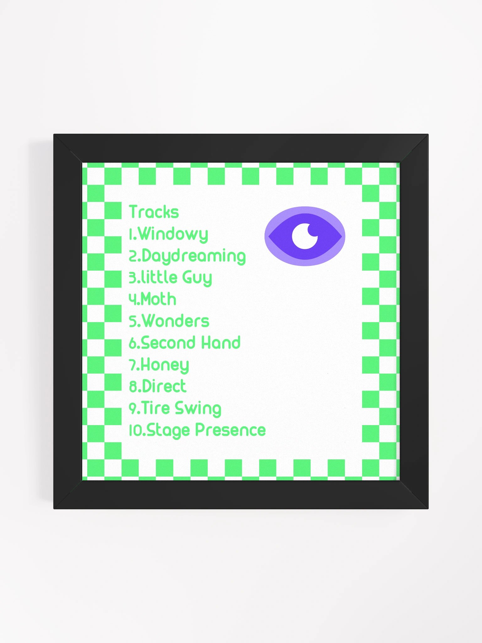 Stage Presence Tracklist Poster product image (1)