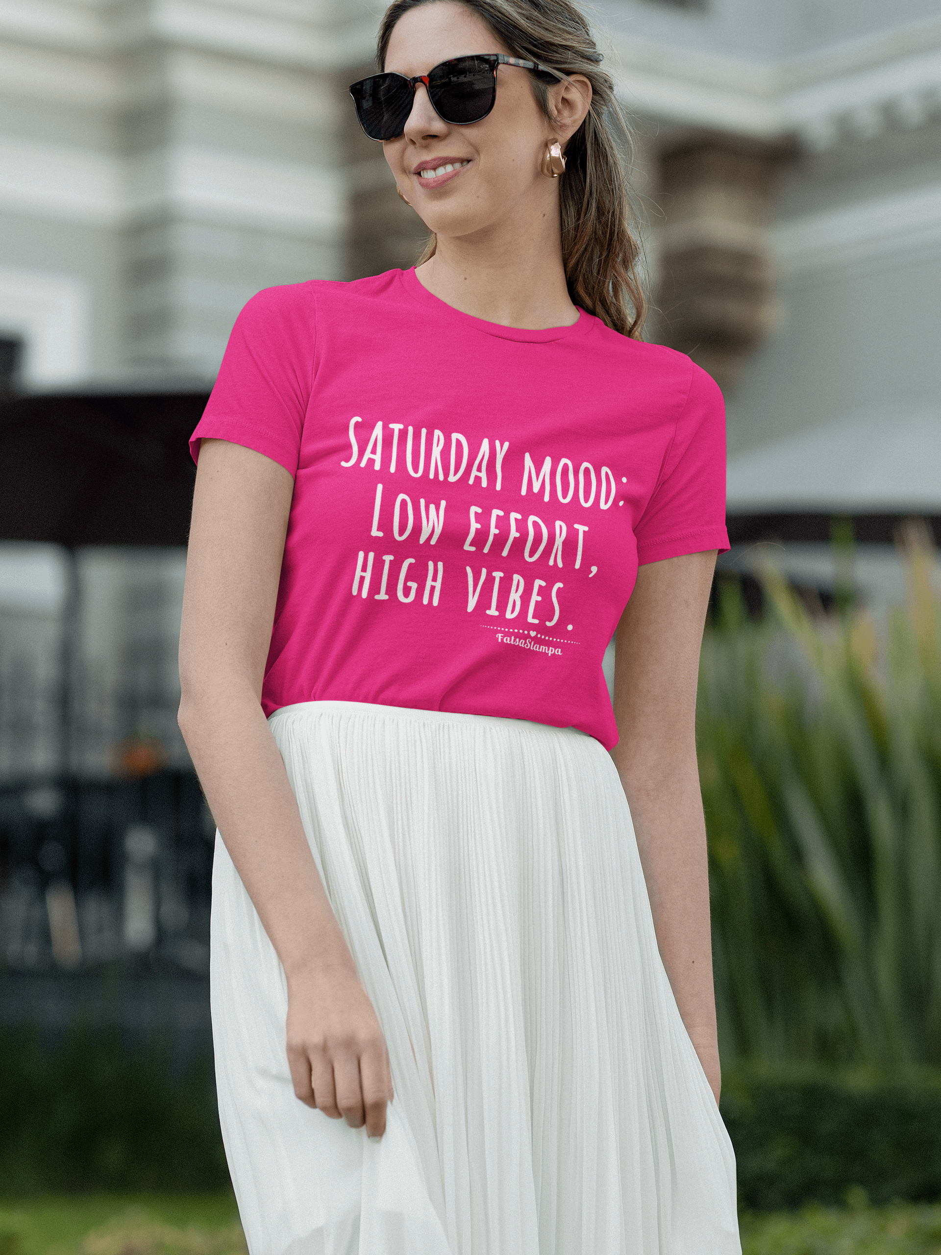 Saturday Low Effort Ideas Pixelated T-Shirt product image (1)