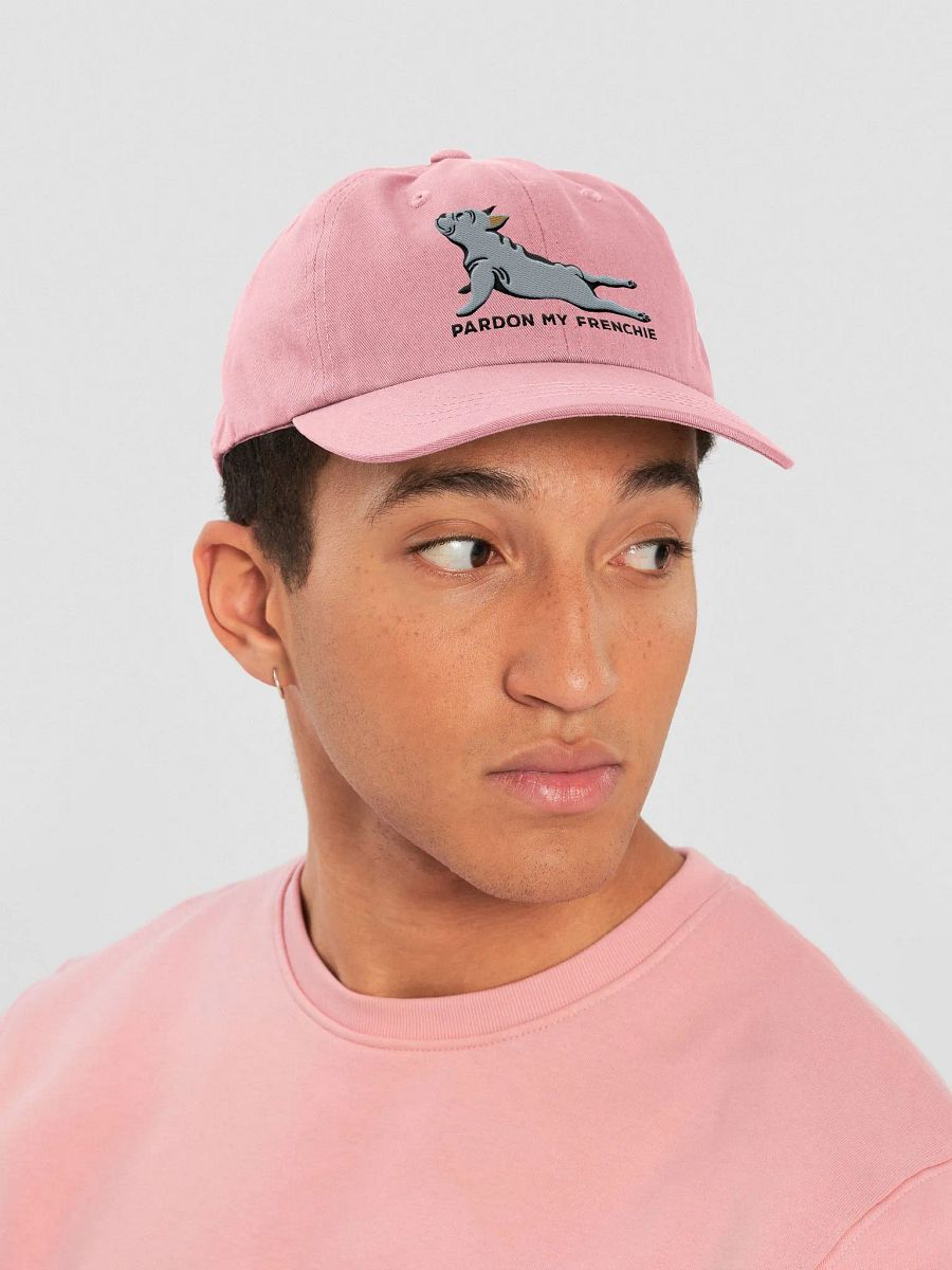 Pardon My Frenchie Classic Dad Hat(Embroidered) of a French Bulldog(Blue) product image (27)