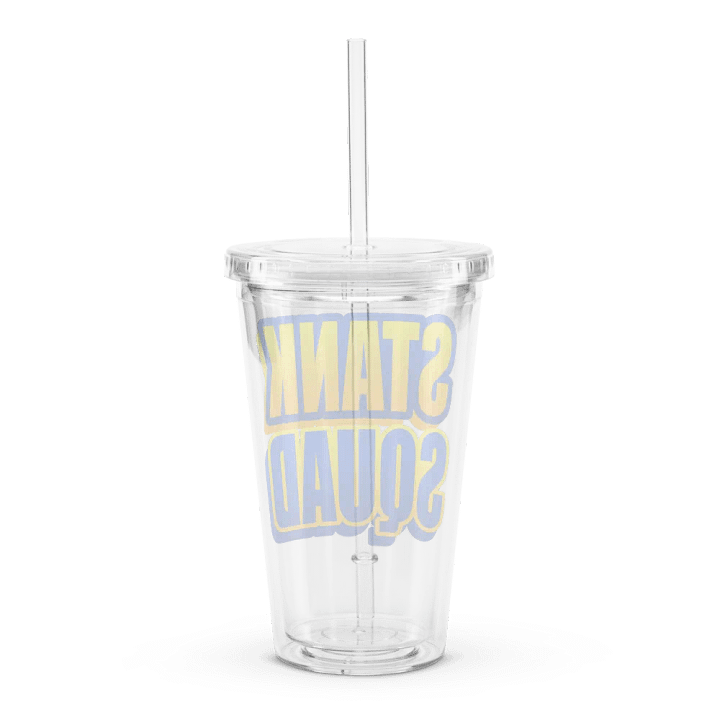 Stank Squad Double Wall Clear Plastic Tumbler product image (2)