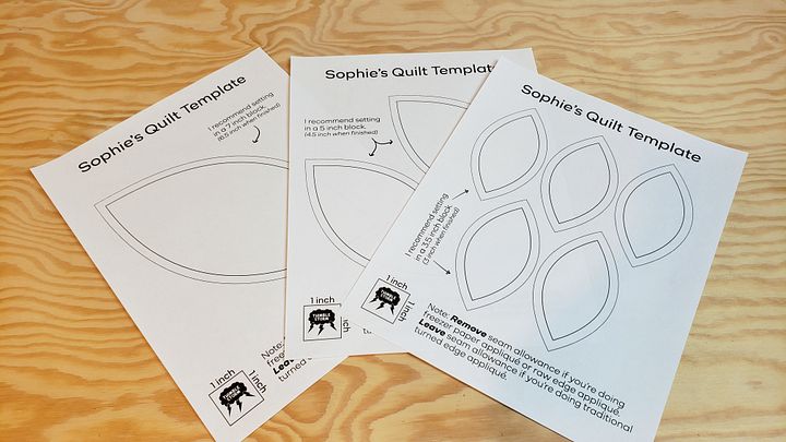 Sophie's Quilt Templates product image (1)