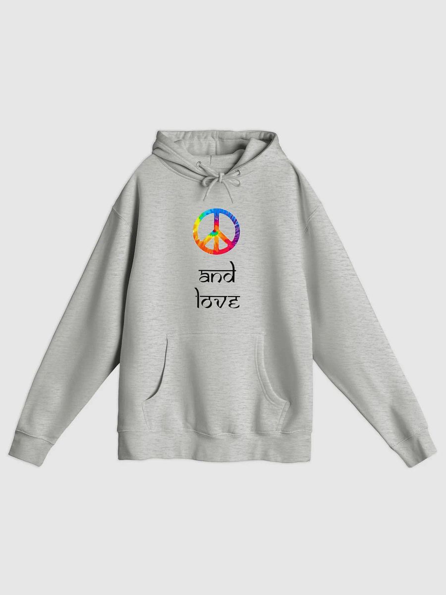 Peace & Love Tie-Dye Hoodie product image (1)