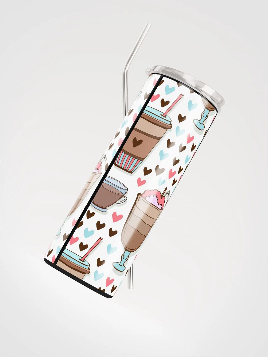 Heartfelt Sips Stainless Steel Tumbler product image (7)