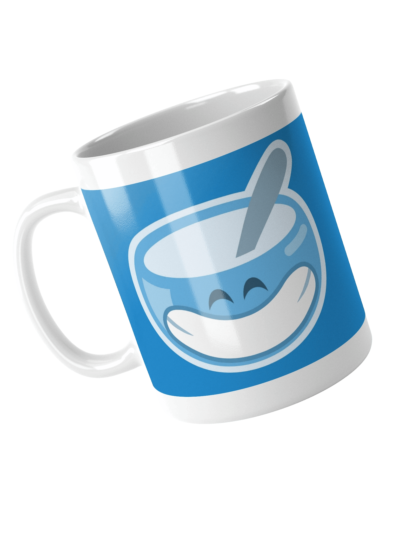 Keep Calm Cheeky Smile Mug Blue product image (1)