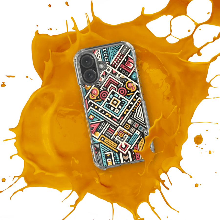 Geometric Fusion iPhone® Case product image (389)