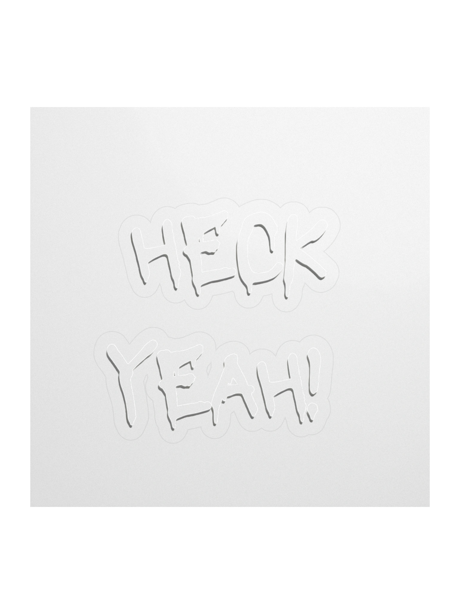 Double-Lined B Kiss-Cut Stickers product image (1)