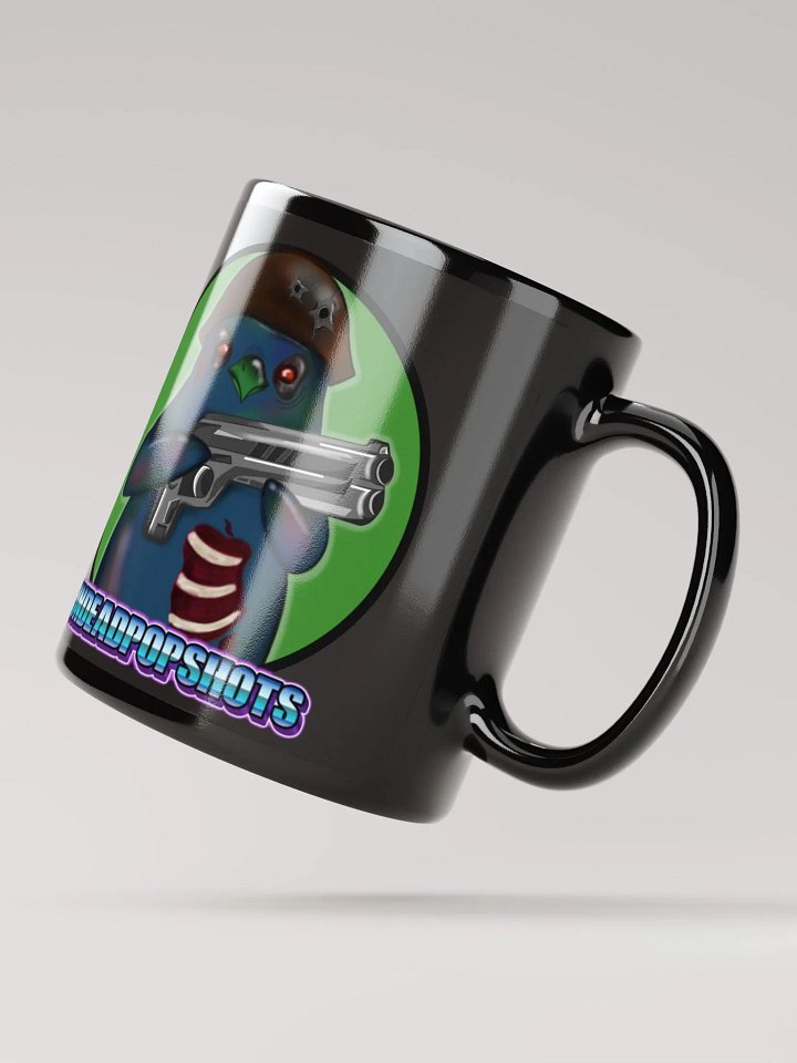 Cracked Helmet Penguin Mug Logo Color Green product image (4)
