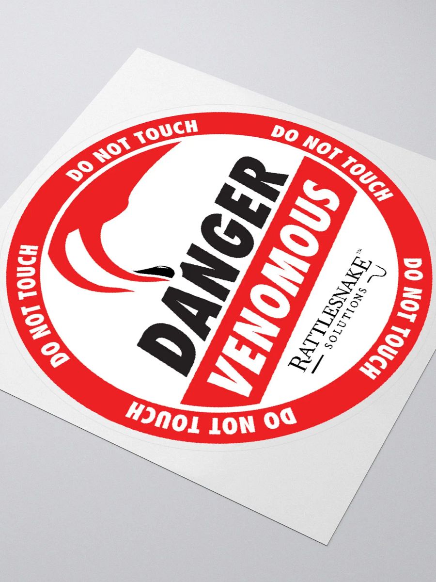 Danger: Venomous Sticker product image (3)