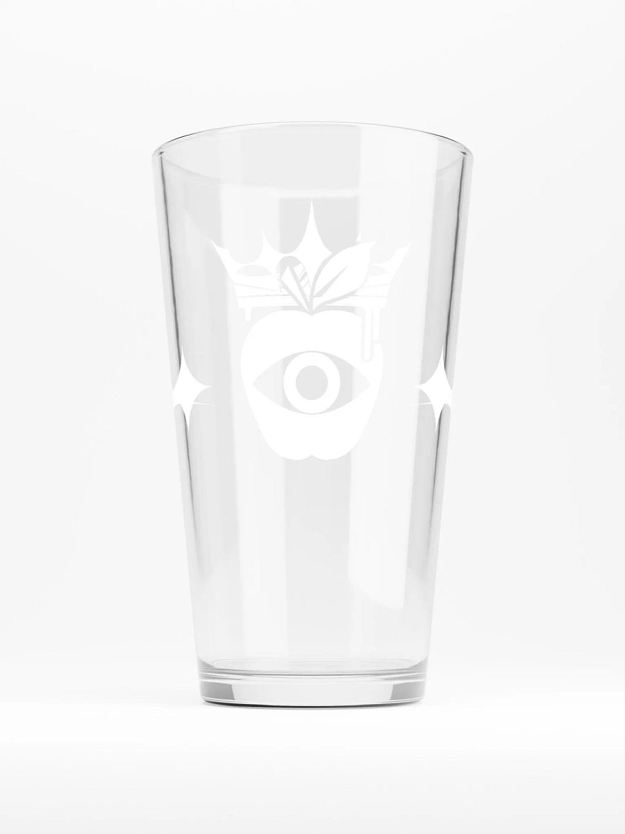 Crowned Apple (White) ✦ Shaker Pint Glass product image (1)