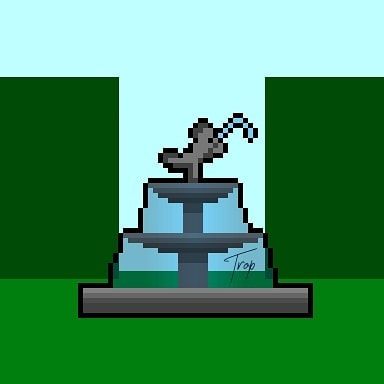 Is it just me or are hedge mazes just fun. Had a art prompt to do a fountain in a garden and my mind just went to hedge maze....