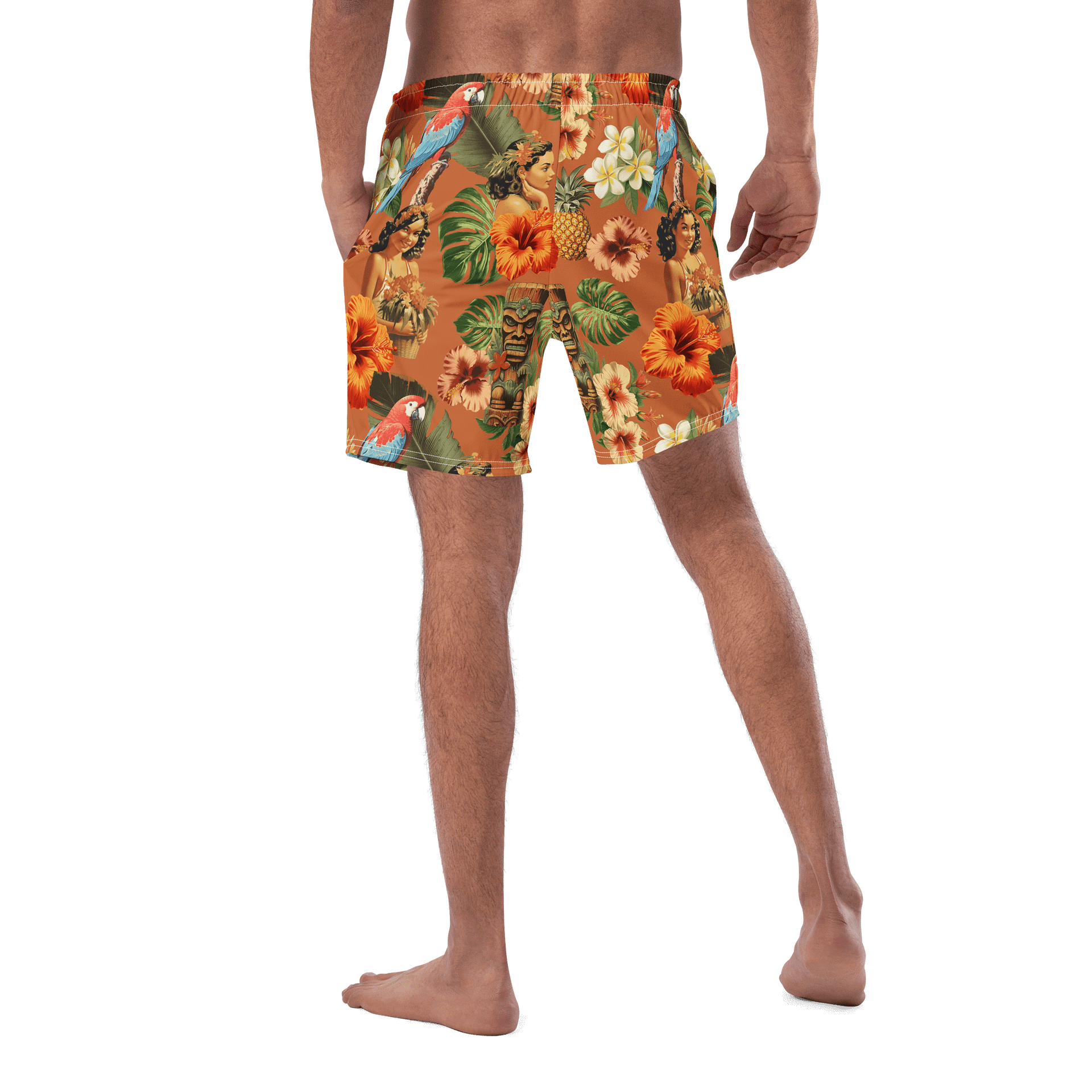 Vintage Aloha Tropical Swim Trunks product image (6)