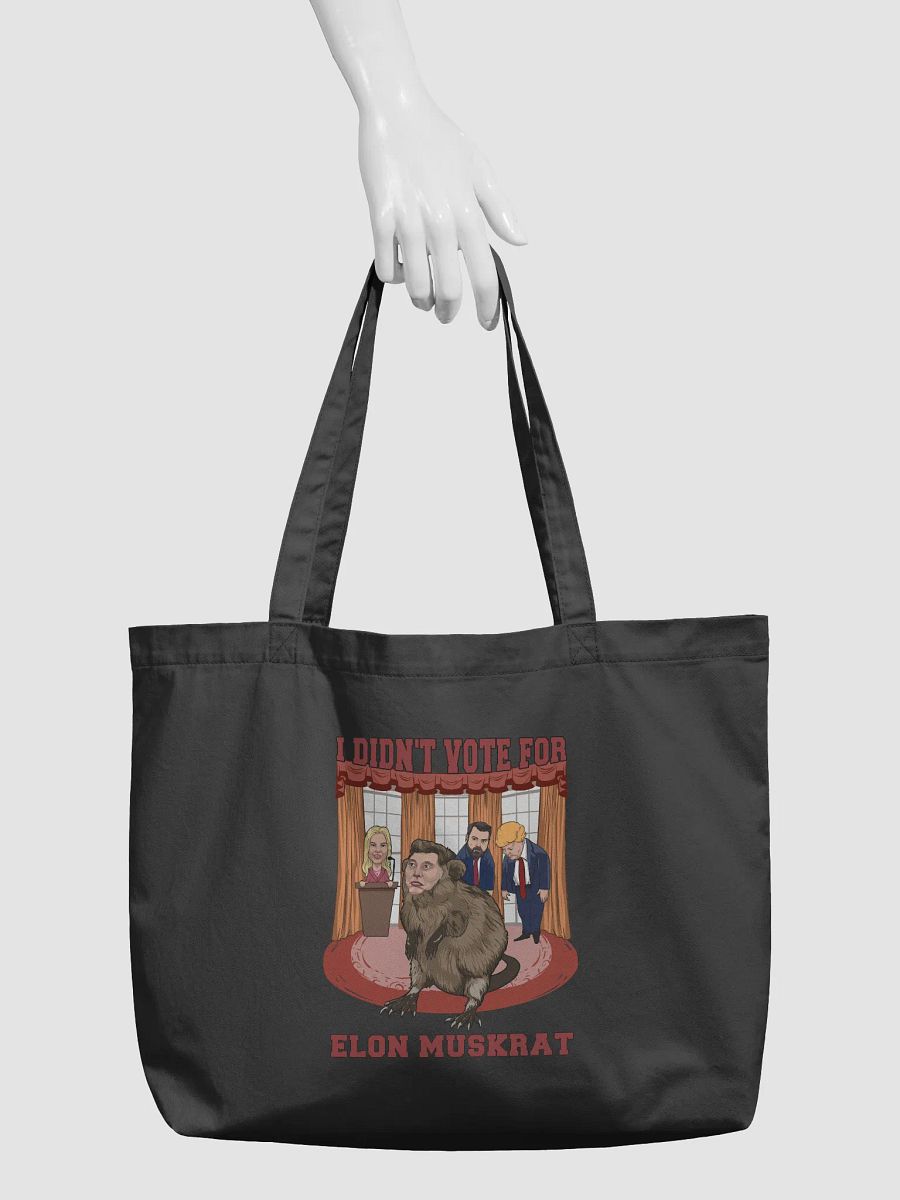 I Didn’t Vote for Elon Muskrat Econscious Organic Cotton Tote product image (6)