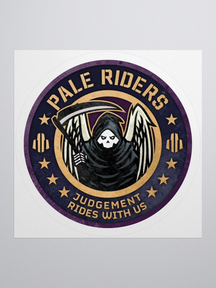 Pale Riders Textured Sticker product image (1)