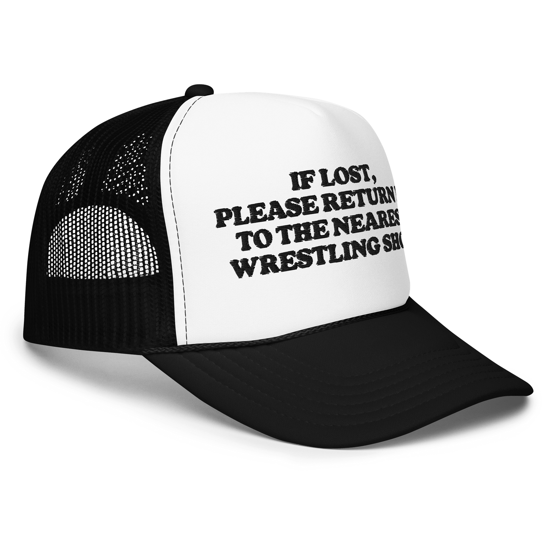 All Roads Lead To Wrestling Embroidered Trucker Hat product image (3)