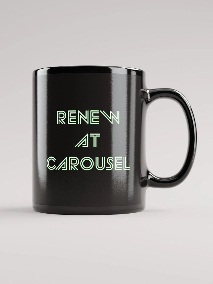 Renew at Carousel Black Coffee Mug product image (2)